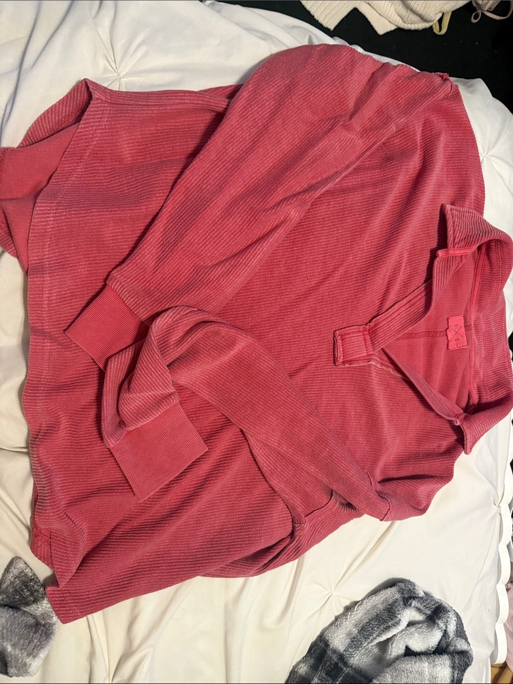 Women's Ribbed Pullover Sweater - Rose Pink